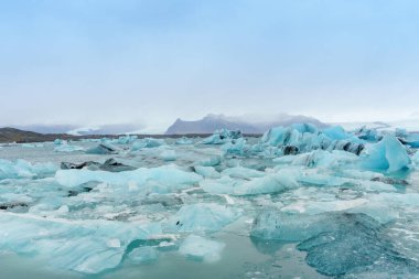 Diamond Beach İzlanda turizm merkezi stok fotoğraf baskısı 2024