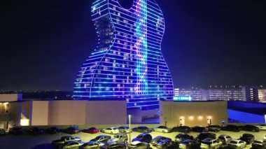 Davie, FL, ABD - 15 Ocak 2025 Seminole Guitar Hotel Davie Florida 2025 İHA görüntüleri