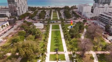 Miami Beach Florida, Collins Park Florida, Hava Aracı videosu 2025