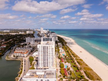 Güzel Miami okyanus manzarası