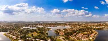 Havacılık panoraması Doral Florida lüks mahalleleri