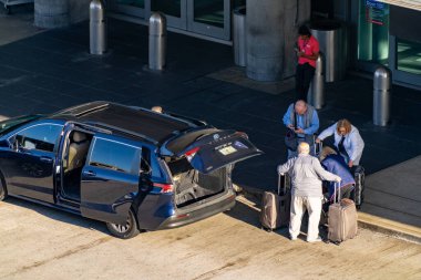 Fort Lauderdale, FL, ABD - 13 Mart 2025: Havaalanı sahnesi