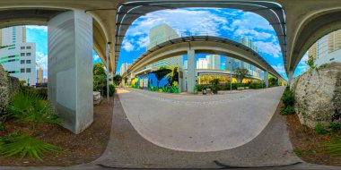 Brickell, FL, ABD - 16 Nisan 2025: Miami Brickell, 360 fotoğraf