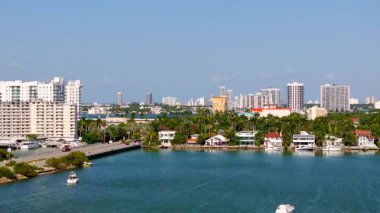 North Bay Village Miami 'nin yükselen görüntüsü 4K