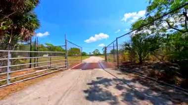 Loxahatchee, FL, ABD - 22 Nisan 2025: Ruaha Ulusal Parkı Lion Country Safari Florida