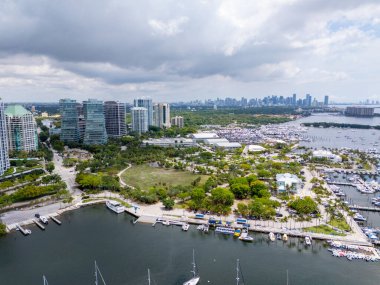 Miami Regatta Park Coconut Grove 2025 Hava Fotoğrafı