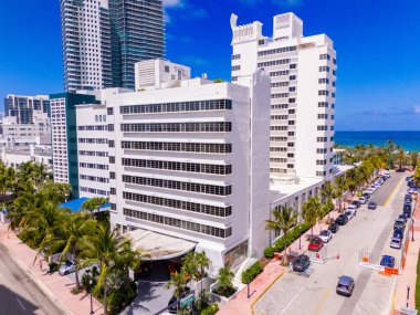 Miami Beach, FL, ABD - 19 Temmuz 2025: The Shelborne Hotel Miami Beach