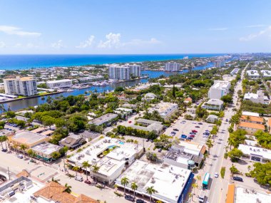 Delray Beach, FL, ABD - 4 Ağustos 2025: Delray Beach Florida 'daki işler