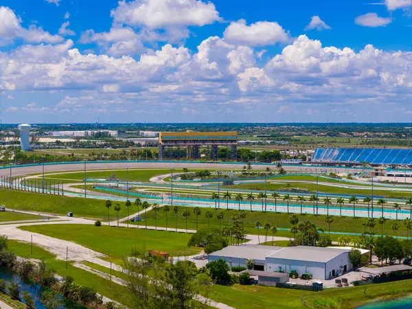 Homestead, FL, ABD - 15 Ağustos 2025: Homestead Miami Yarış Pisti