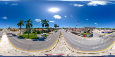 Miami, FL, USA - September 30, 2025: Miami Freedom Park and Soccer Village construction site