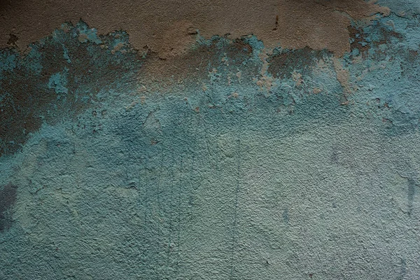 Niebieski Malowane Ściany Posypką Gliny Kit Stare Teksturowane Tło Kroplami — Zdjęcie stockowe