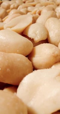 Makro bir karede kaymaklı fıstıklar kadifemsi yüzeyde ve altın gibi, sağlıklı yağ kaynaklarını davet ediyorlar.