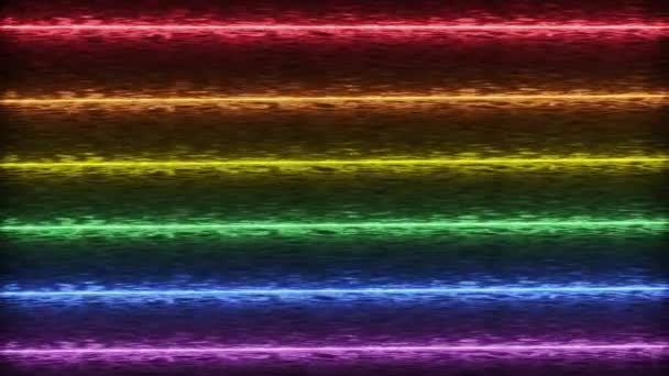Abstract Lesbian Gay Bisexual Transgender Flag Rainbow Pride Flag Lgbt — Video Stock