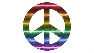 LGBT peace icon rainbow abstract lesbian, gay, bisexual, and transgender flag