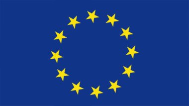 Flag European Union and Filand