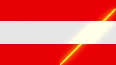 Canlandırılmış ışık süpürgeli Avusturalya bayrağı