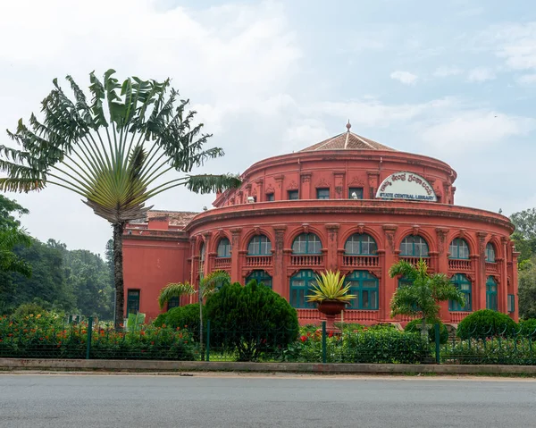 Koloniala Rödfärgade Byggnader Bangalore Eller Bengaluru Indiens Huvudstad — Stockfoto