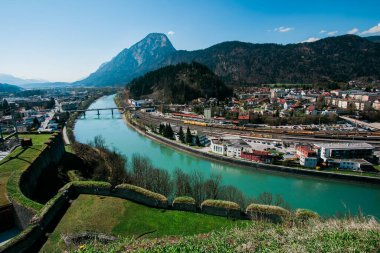Kufstein town Inn Nehri Avusturya ile