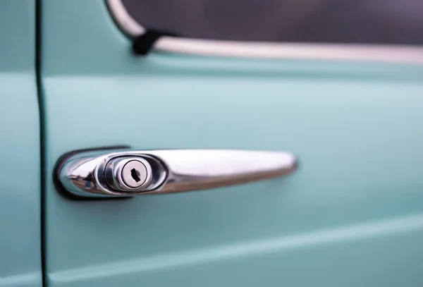 Класичний Ретро Стиль Дверної Ручки Автомобіля Замкової Щілини — стокове фото
