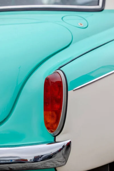 Klasický Retro Styl Auto Zadní Světlo Detail — Stock fotografie