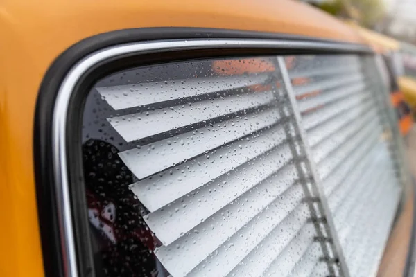Sun Protection Venetian Blind Car Rear Windscreen — Stock Photo, Image