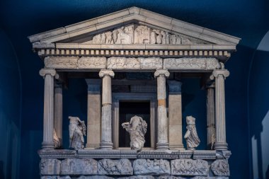 İngiliz Müzesindeki Nereid Anıtı 'nın Detayları