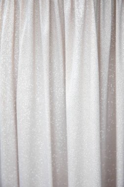 Soft color waved curtain textile clipart