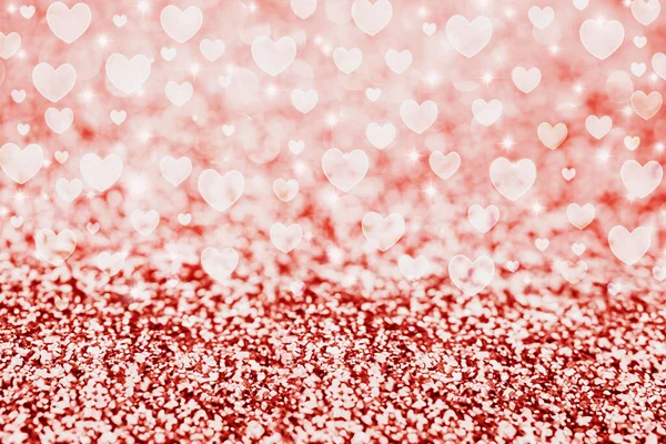 Schöne Helle Verschwommene Valentinstag Abstact Bokeh Hintergrund Stockfoto