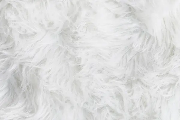 Full Frame Soft Fake White Fur Rug Overhead Top View Royalty Free Stock Images