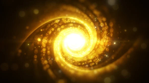 Αφηρημένο Φόντο Για Σημαντικά Γεγονότα Χρυσό Χρώμα Ψηφιακές Κουκίδες Σωματιδίων — Φωτογραφία Αρχείου