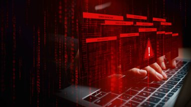 İnovasyon ve fikirleri simgeleyen parlak ampul ikonu, dijital bağlantıları ve yaratıcı ve iş teması 3D oluşturma teknolojisiyle bir iş adamının elinin üzerinde yüzüyor.