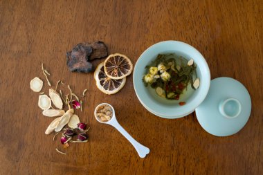 Kasımpatı ve diğer Çin bitkileri.