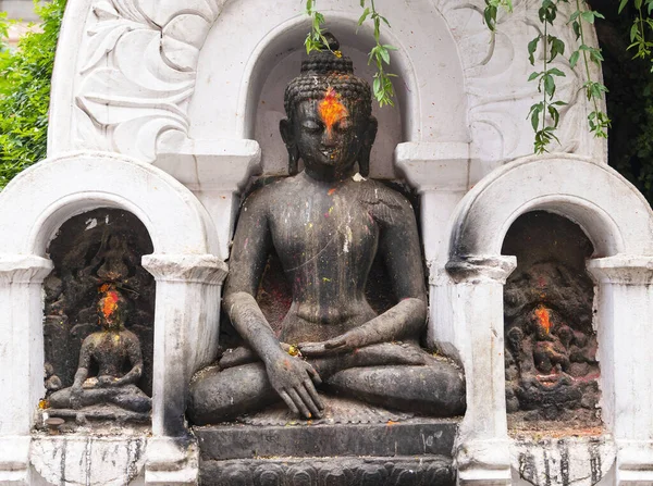 Estátua Buda Kathmandu Nepal — Fotografia de Stock