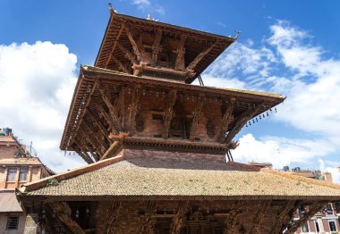 Patan 'daki Durban Meydanı Tapınağı Nepal' de Katmandu yakınlarında.