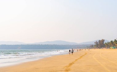 agonda beach, Güney goa, Hindistan.