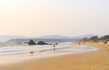 agonda beach, Güney goa, Hindistan.