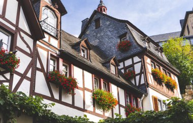 Beilstein, Almanya 'daki Büyüleyici Yarı Keresteli Evler.