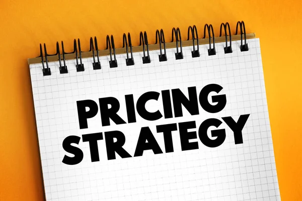 Pricing Strategy Κείμενο Έννοια Για Παρουσιάσεις Και Εκθέσεις — Φωτογραφία Αρχείου