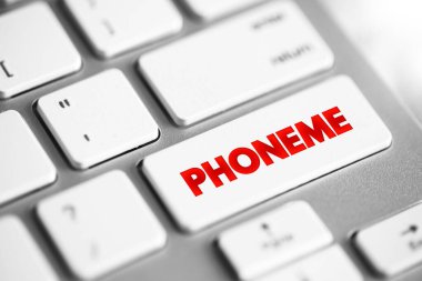 Phoneme, belirli bir dilde, klavyedeki metin kavramı düğmesinde bir kelimeyi diğerinden ayırabilen bir ses birimidir.