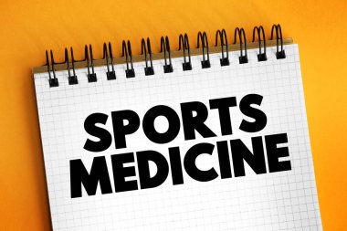 Sports Medicine, spor, metin konsepti geçmişi ve sakatlıkların tedavi ve önlenmesiyle ilgilenen bir tıp dalıdır.