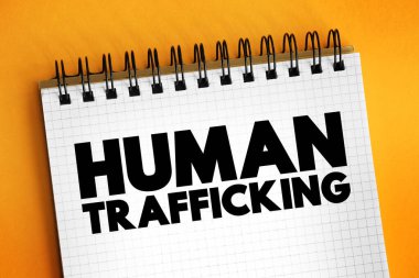 İnsan Kaçakçılığı, zorla çalıştırma amacıyla insan ticareti, sunum ve raporlar için metin kavramıdır.