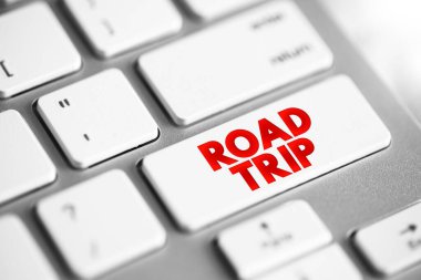 Road Trip, klavyede bulunan otomobil, metin konsepti tuşu ile yapılan uzun mesafeli bir yolculuktur.