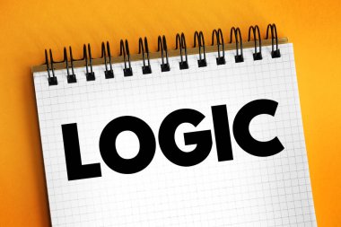 Mantık - sıkı geçerlilik ilkelerine göre yürütülen veya değerlendirilen muhakeme, not defterindeki metin kavramı