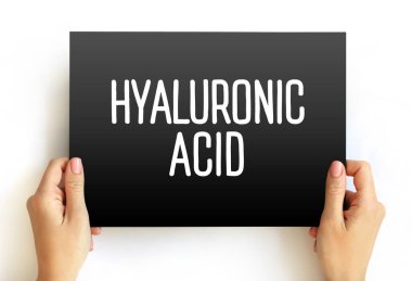 Hyaluronic Asit, vücudunuzun kartta doğal olarak ürettiği yapışkan ve kaygan bir maddedir.