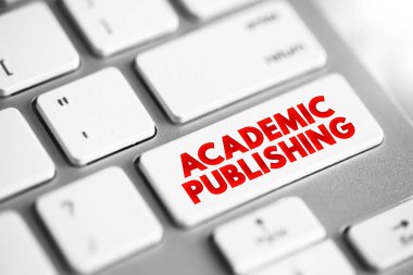 Akademik Yayıncılık, klavyede akademik araştırma ve burs, metin kavramı düğmesi dağıtan yayıncılığın alt alanıdır.