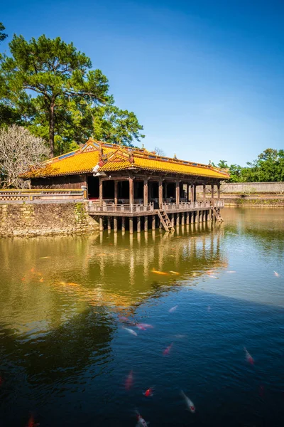 Lotus Pond Een Paviljoen Plaats Van Het Graf Van Keizer — Stockfoto
