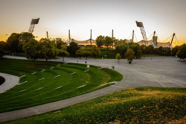 Munique Alemanha Setembro 2015 Parque Olímpico Munique Complexo Esportivo Lazer — Fotografia de Stock