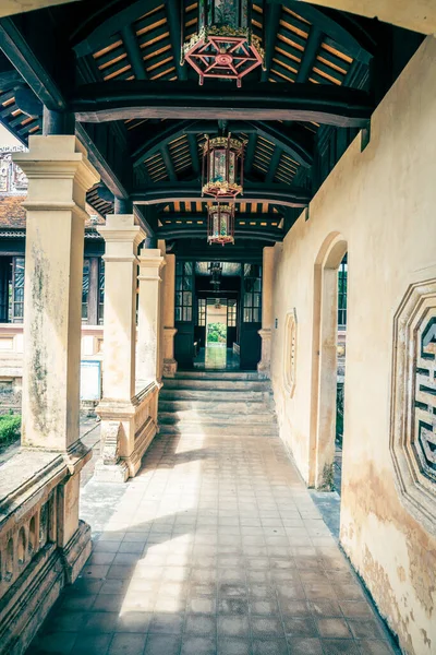 Zewnętrzna Galeria Teatru Królewskiego Cesarskim Mieście Hue Wietnam — Zdjęcie stockowe
