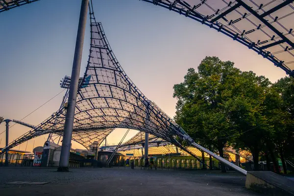 Munich Alemania Septiembre 2015 Parque Olímpico Múnich Complejo Deportivo Ocio —  Fotos de Stock