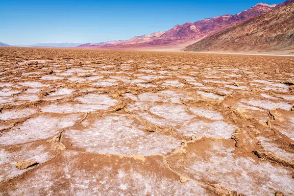 Scenic View Badwater Basin Lowest Point North America Death Valley — Stock Photo, Image